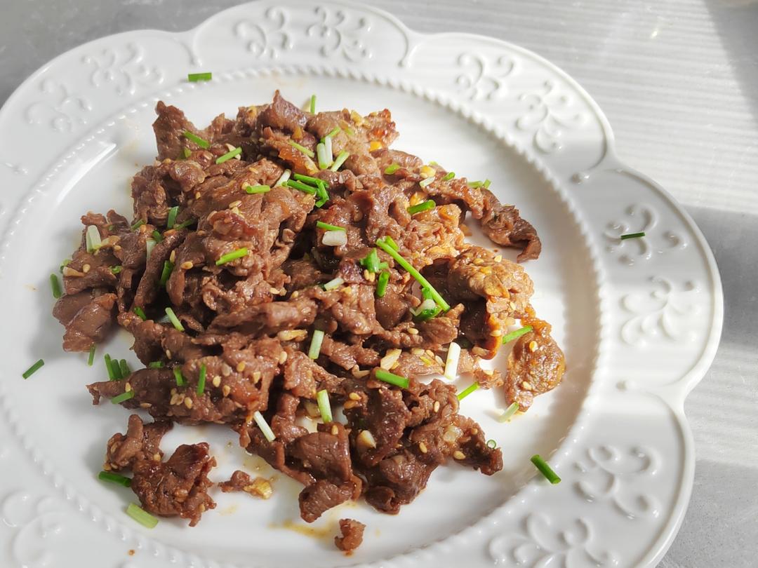 小炒牛肉的做法