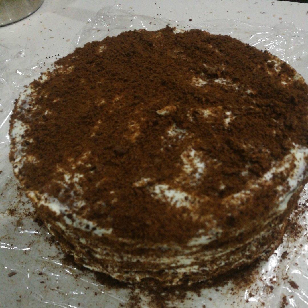 俄罗斯蜂蜜千层提拉米苏（巧克力味）