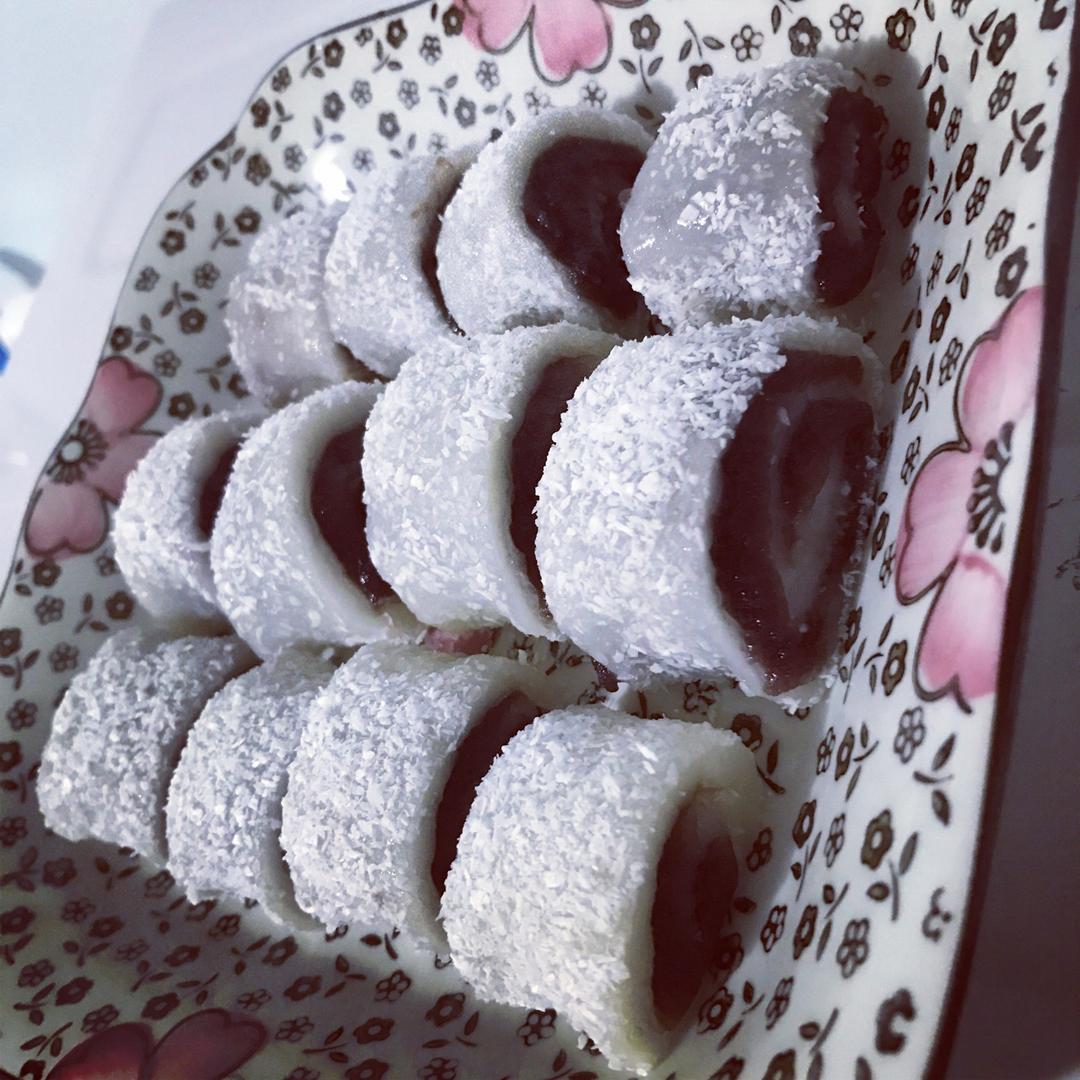豆沙糯米卷