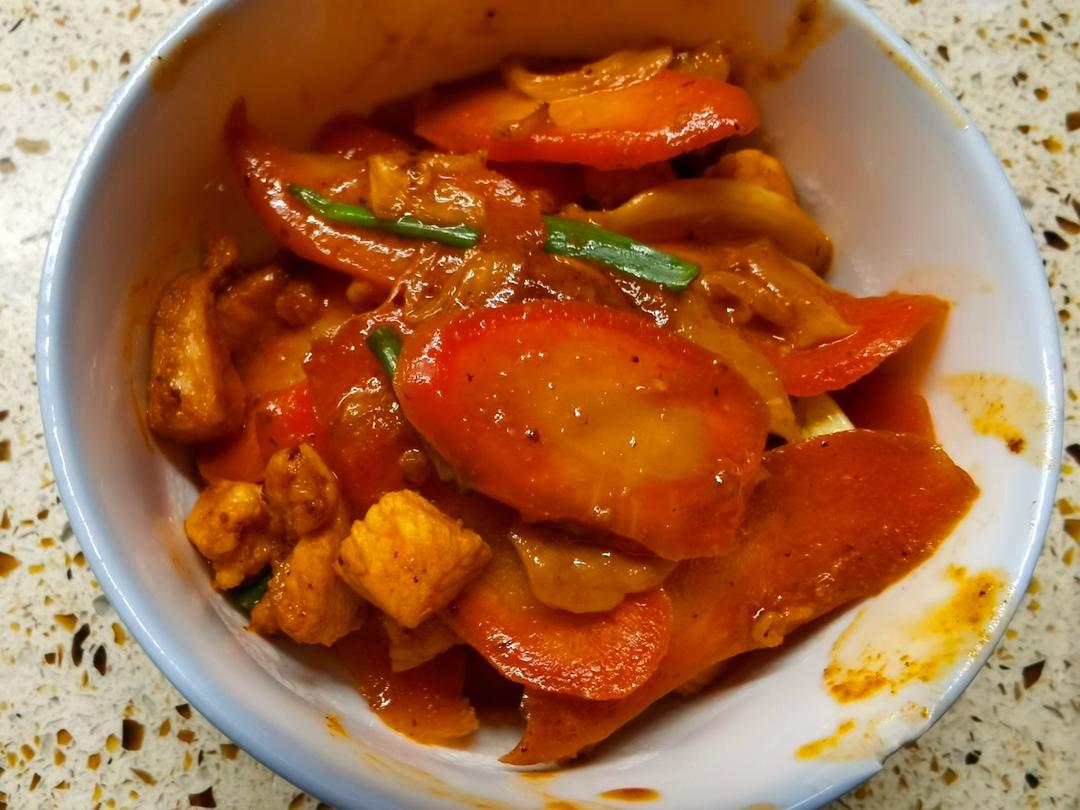 韩式辣炒鸡胸肉