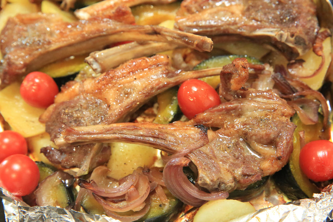 超好吃的烤羊排烤箱版