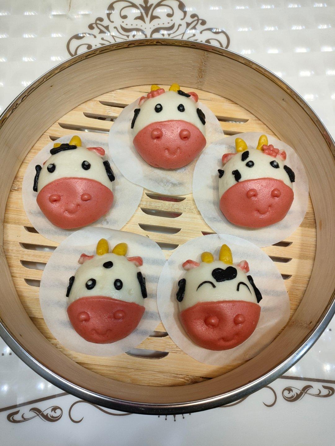 2021牛年数字馒头