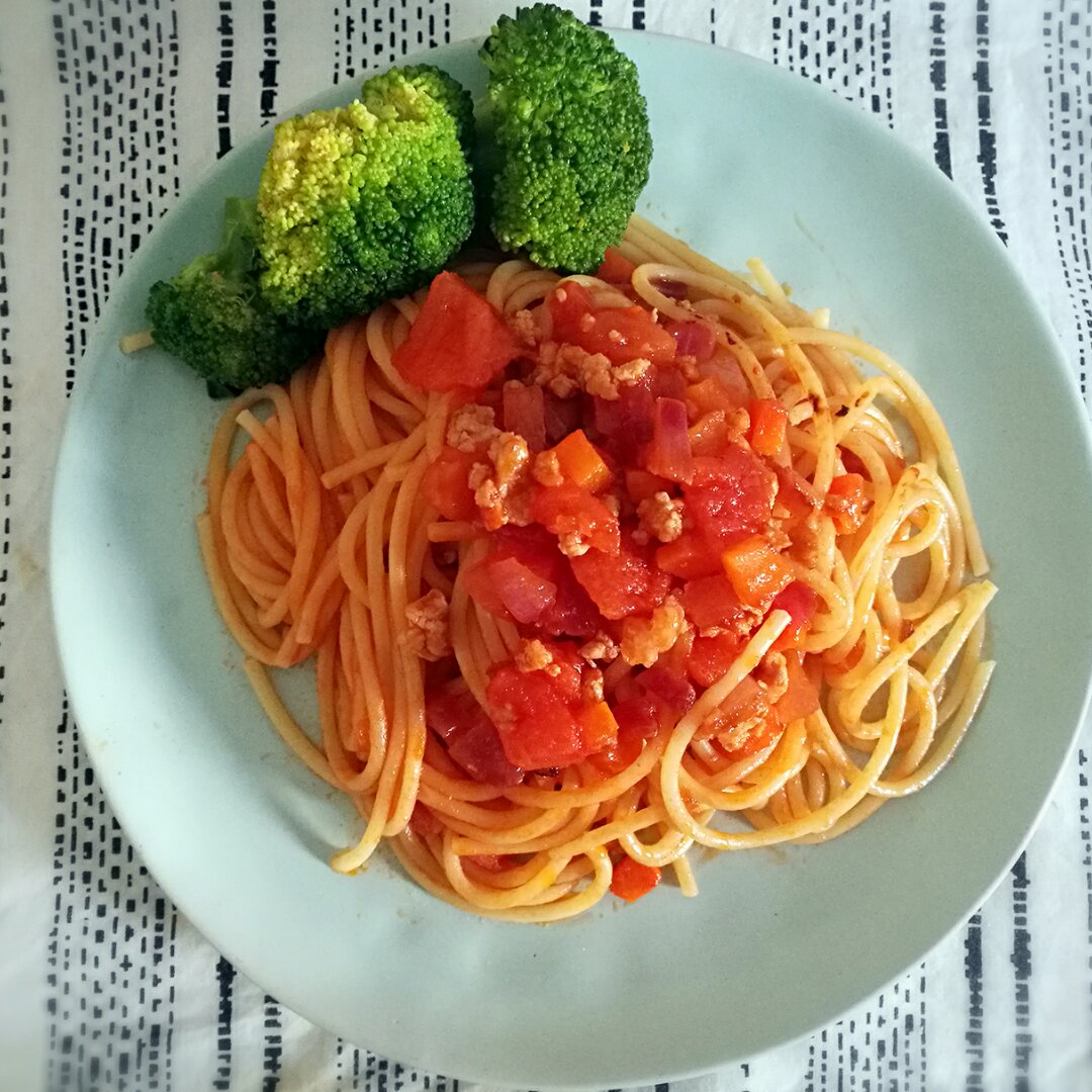番茄肉酱意大利面