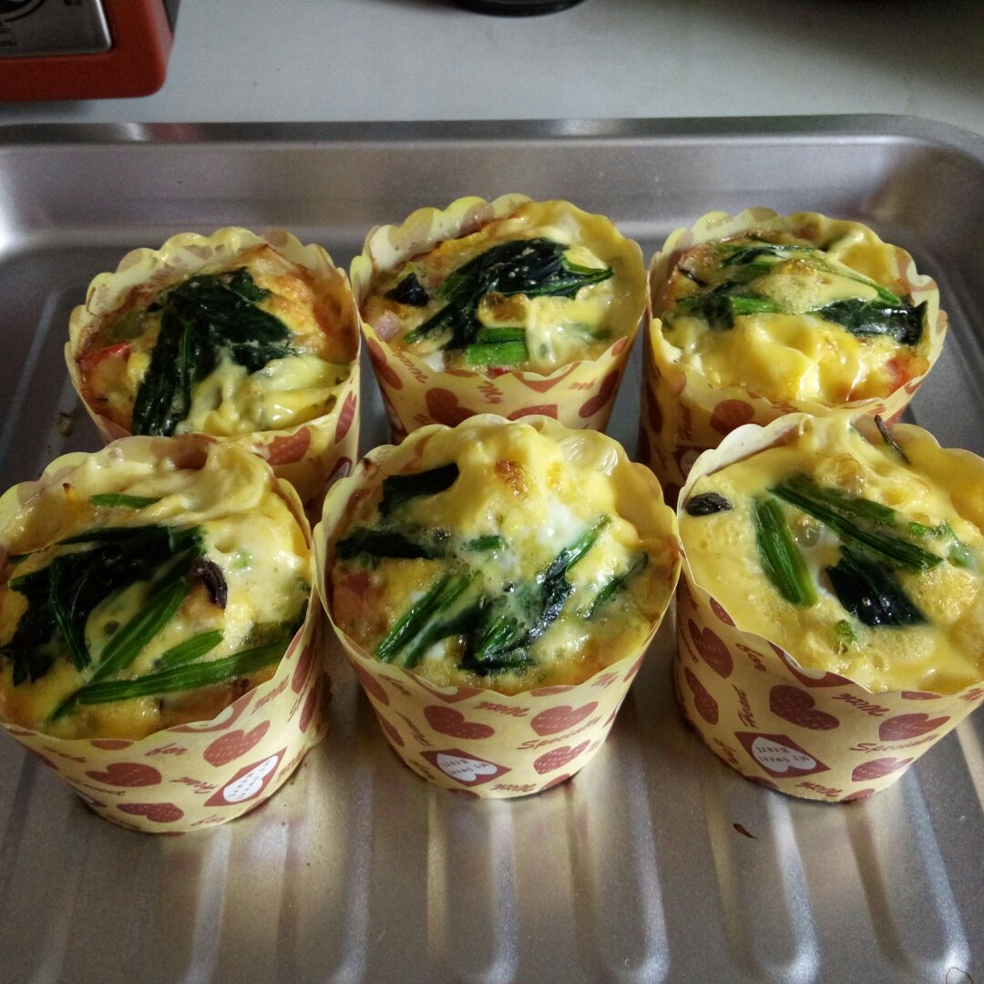 早餐鸡蛋杯cupcake Frittata