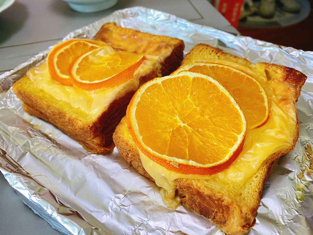 橙香吐司|全家最爱的早餐，隔三差五做一次！