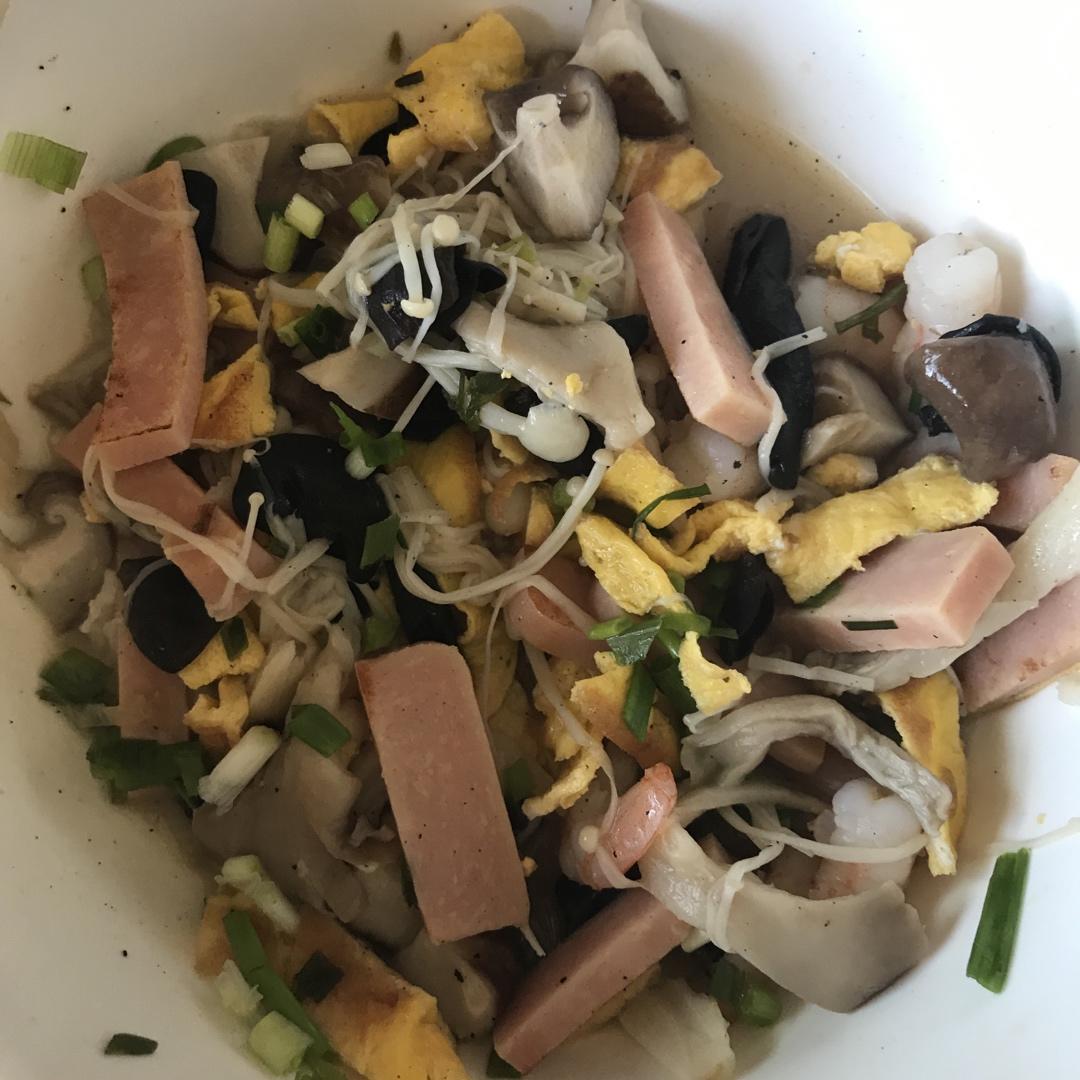 低卡减脂餐~三鲜菌菇汤