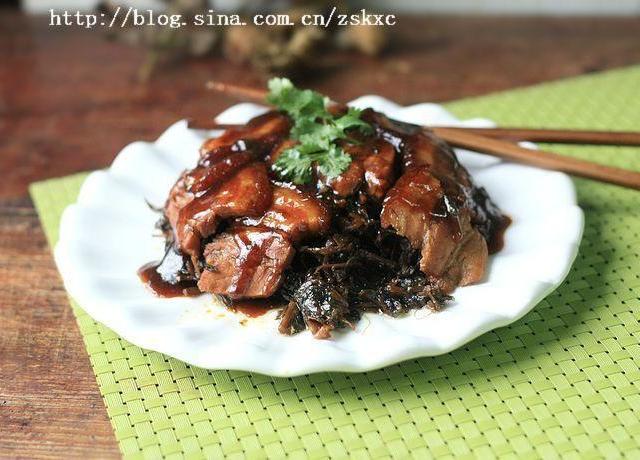 霉干菜扣肉的做法