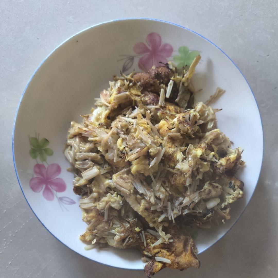 金针菇煎蛋，不一样的鲜