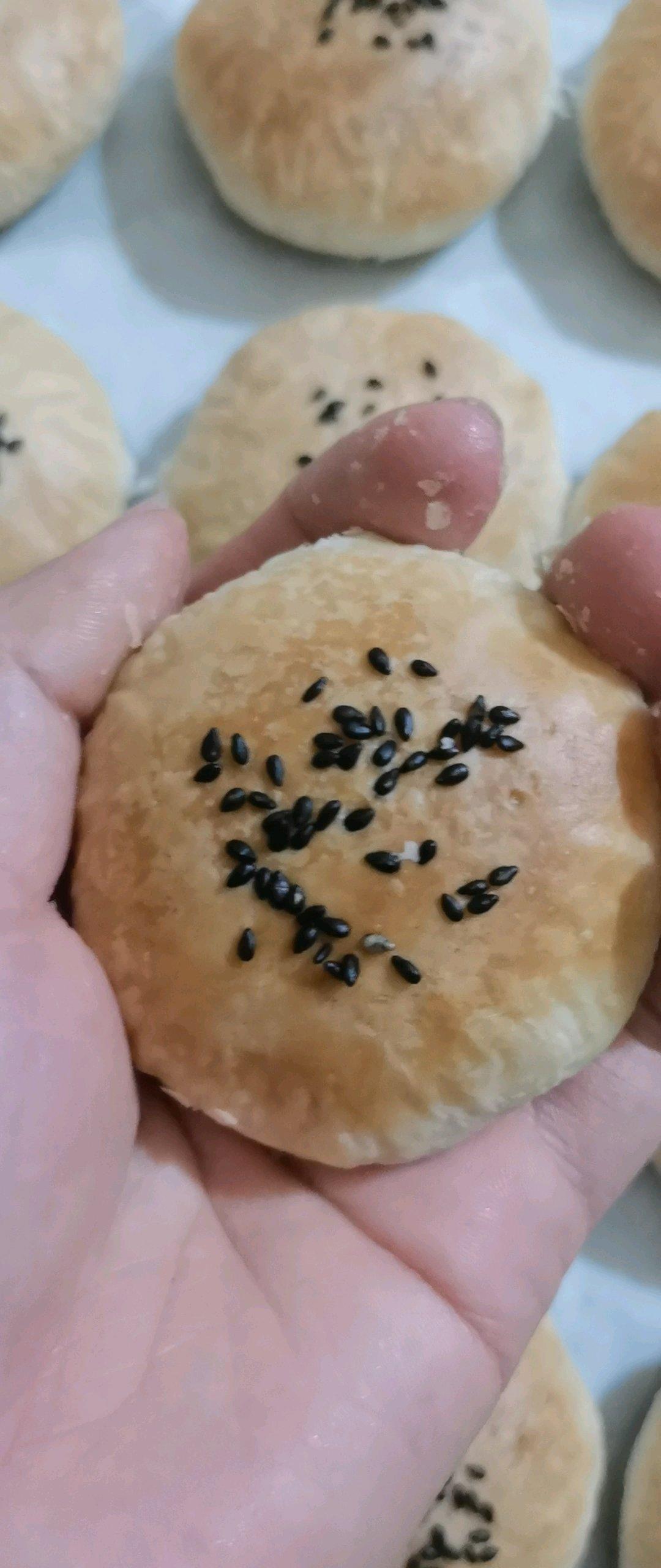 酥皮绿豆饼   酥得掉渣渣
