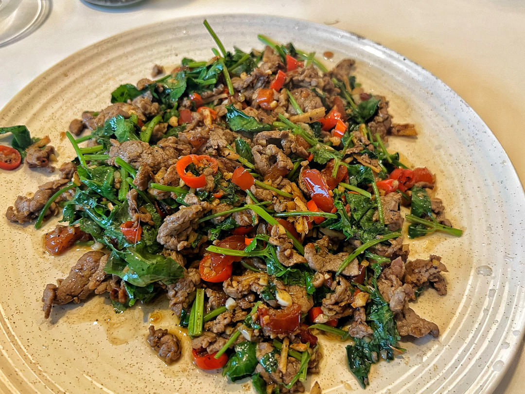 小炒黄牛肉