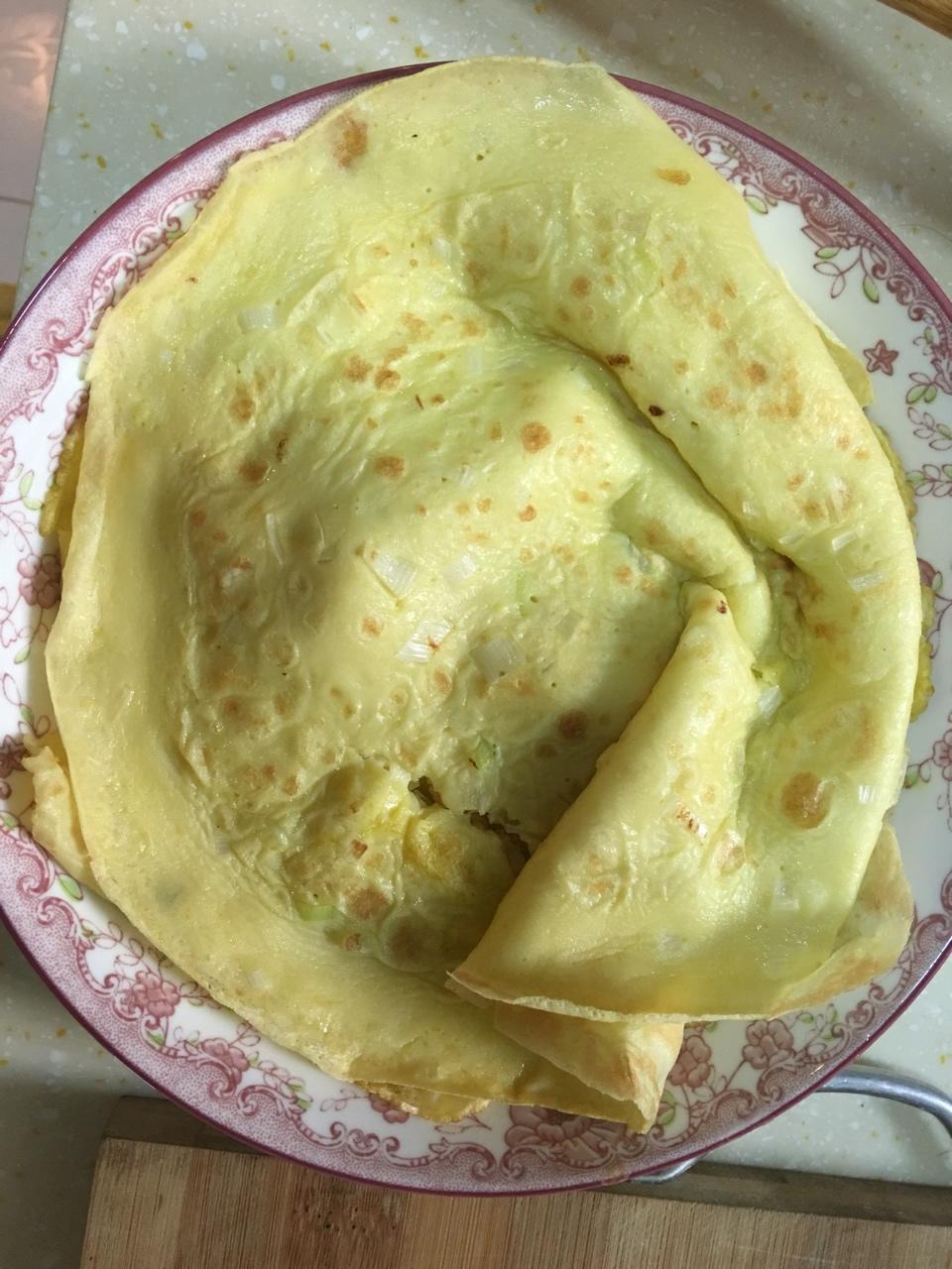 葱花鸡蛋饼
