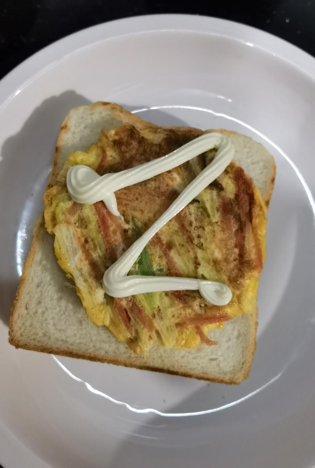 <韩国街边小吃同款>韩式早餐三明治