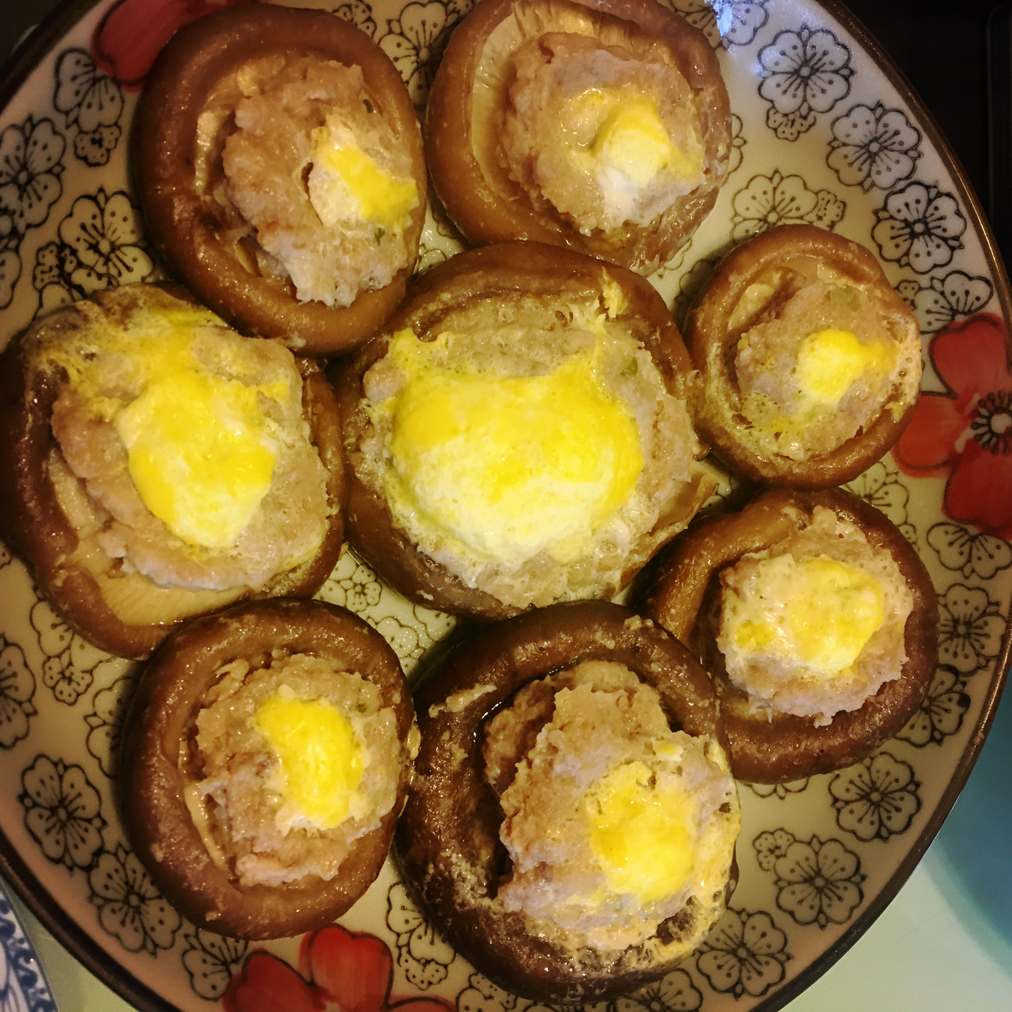 香菇肉末蒸鹌鹑蛋