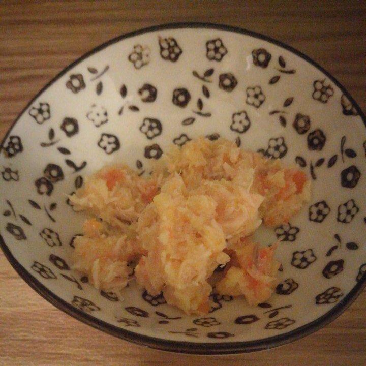 三文鱼土豆胡萝卜混泥（11个月宝宝辅食）