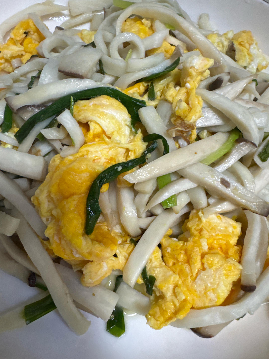 杏鲍菇炒鸡蛋