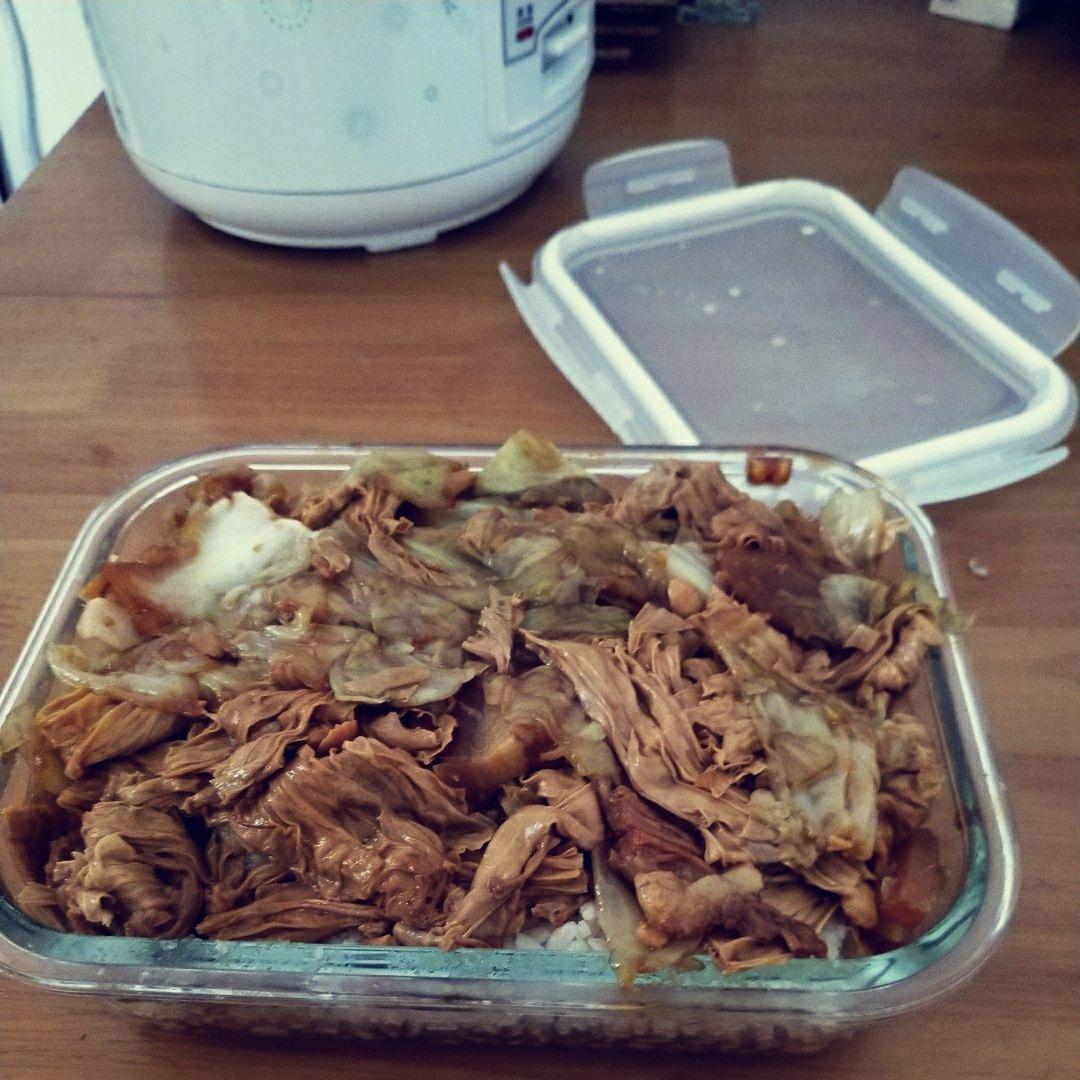 超级下饭的腐竹炖肉！