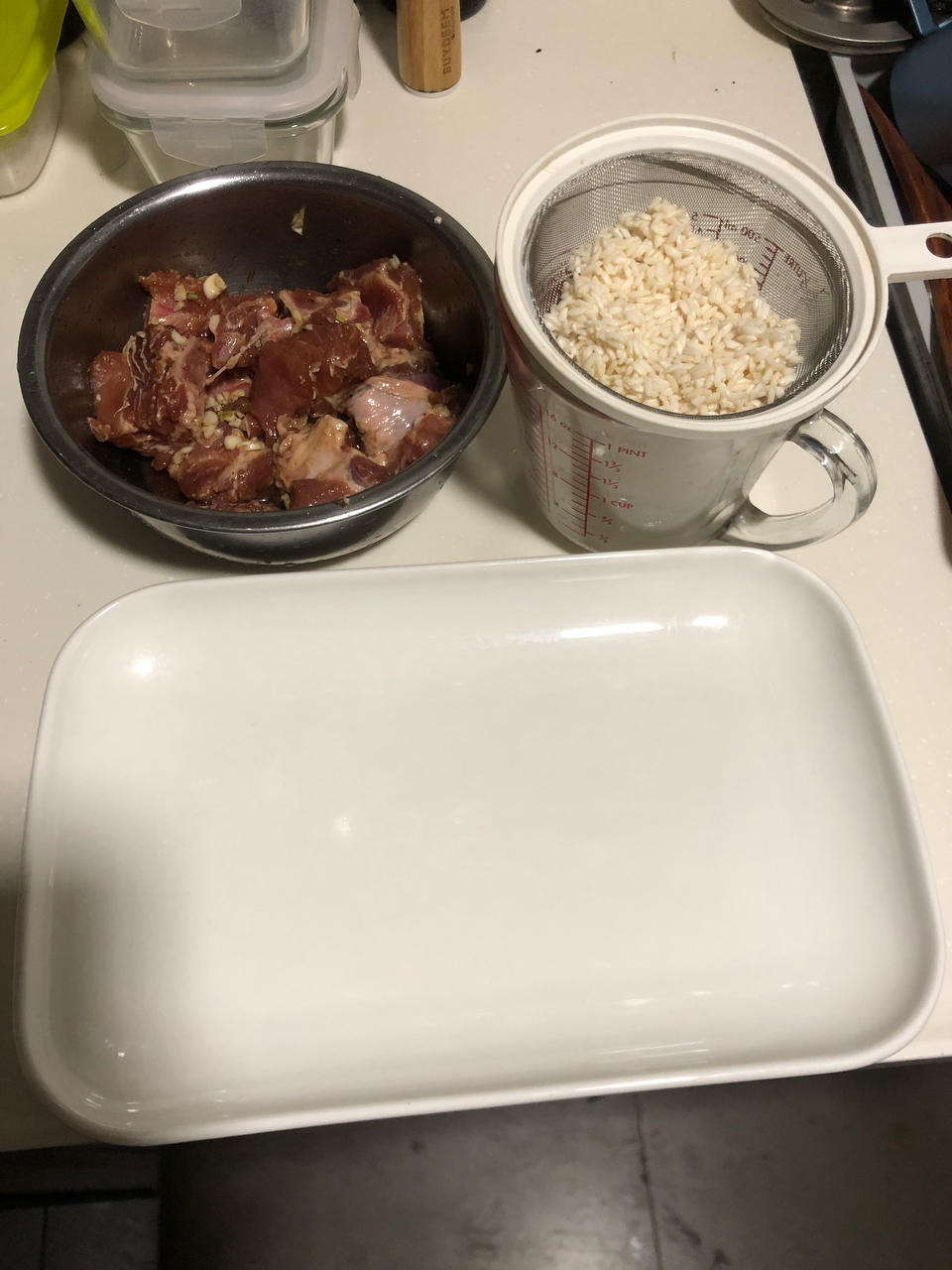 糯米蒸排骨&番茄土豆饭【1月北鼎蒸炖锅食谱】