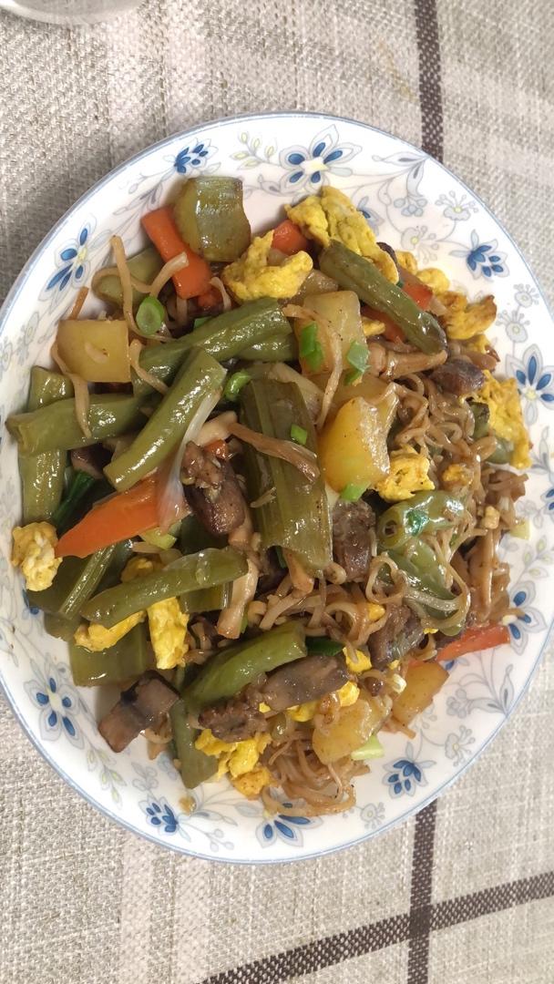 妈妈的味道-河南蒸面条（豆角焖面/卤面）