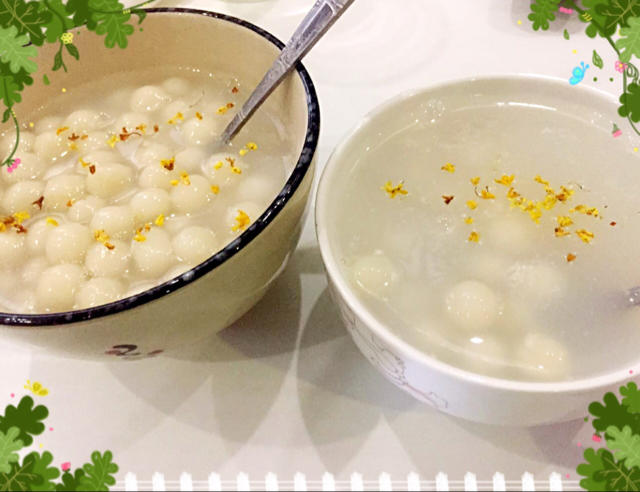 桂花米酒小汤圆