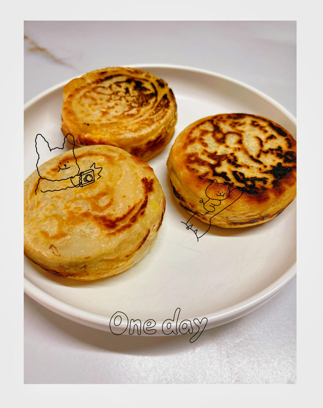 早餐霸王~沉甸甸鸡蛋汉堡