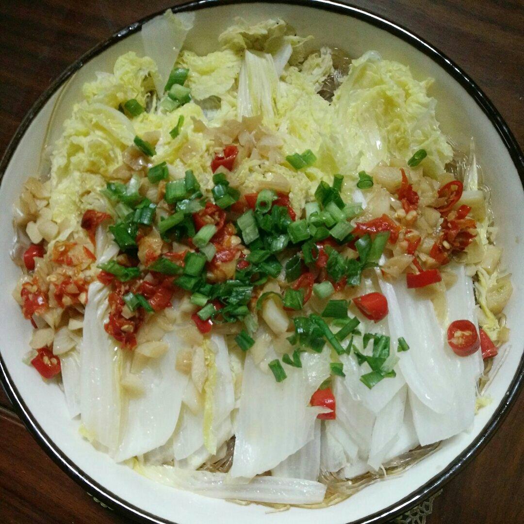 蒜蓉粉丝蒸娃娃菜