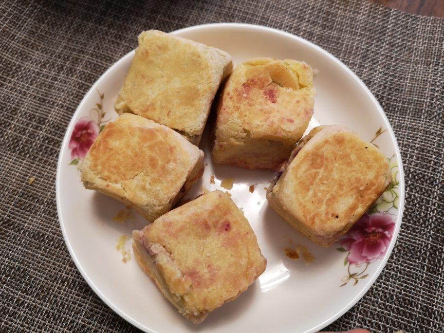【爆浆紫薯仙豆糕】