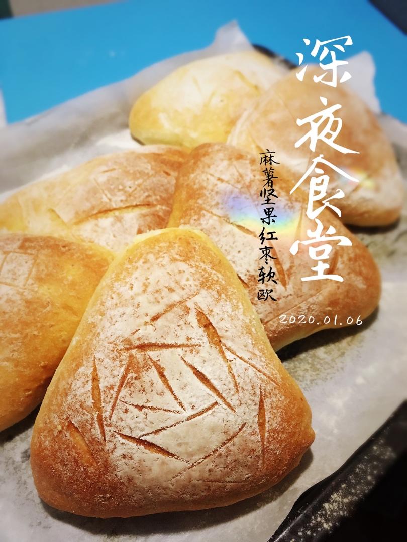 小婷下厨房.超级简单手揉版的可可麻薯软欧欧包简直0失败