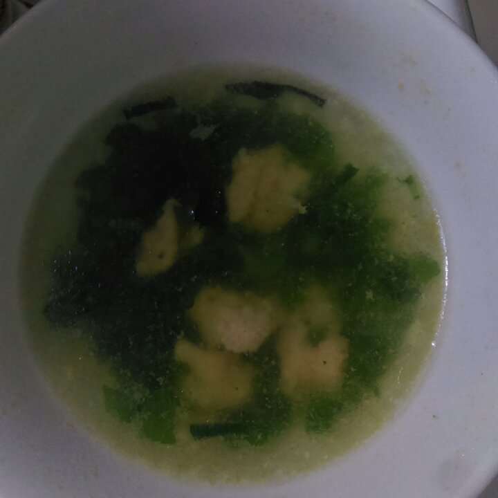 小白菜丸子汤