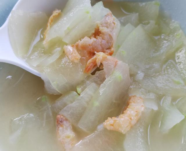 下火王——白油虾仁冬瓜的做法