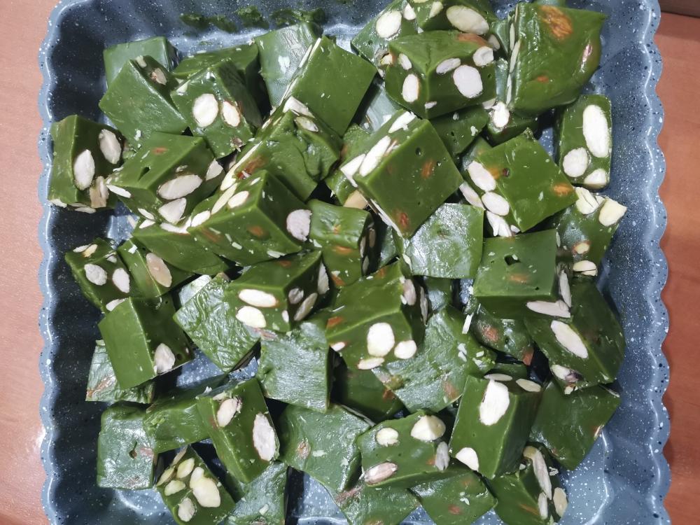 抹茶软太妃的做法