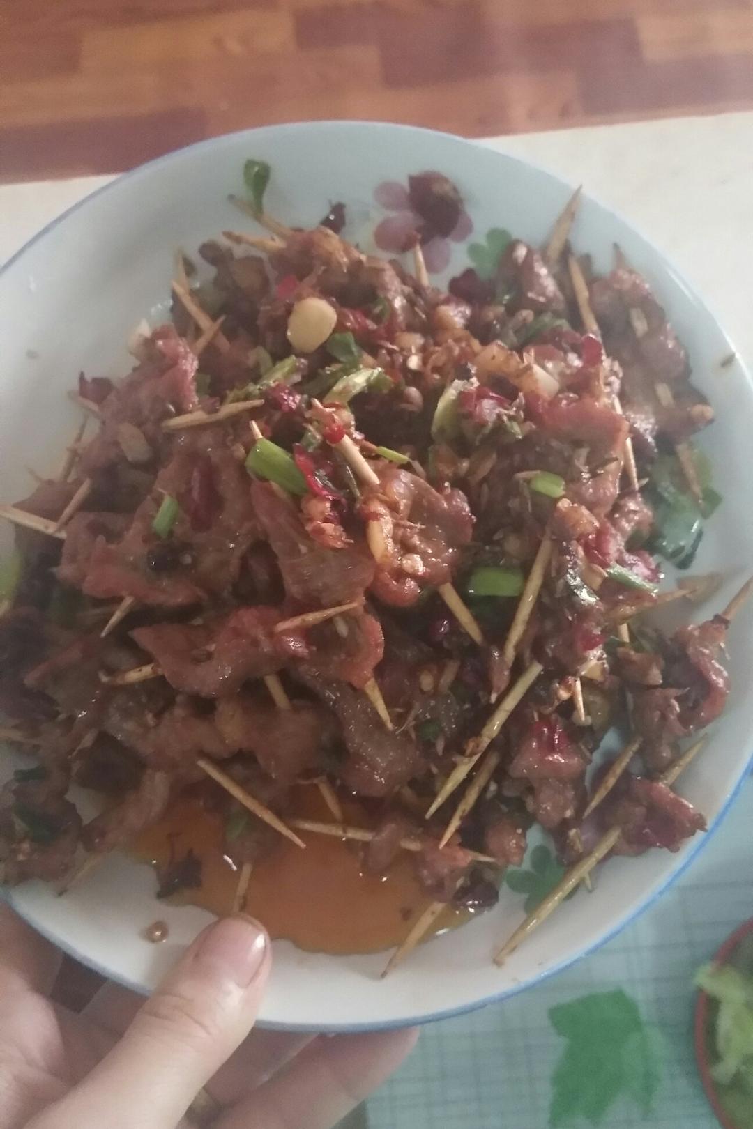 牙签牛肉 道地湖南味