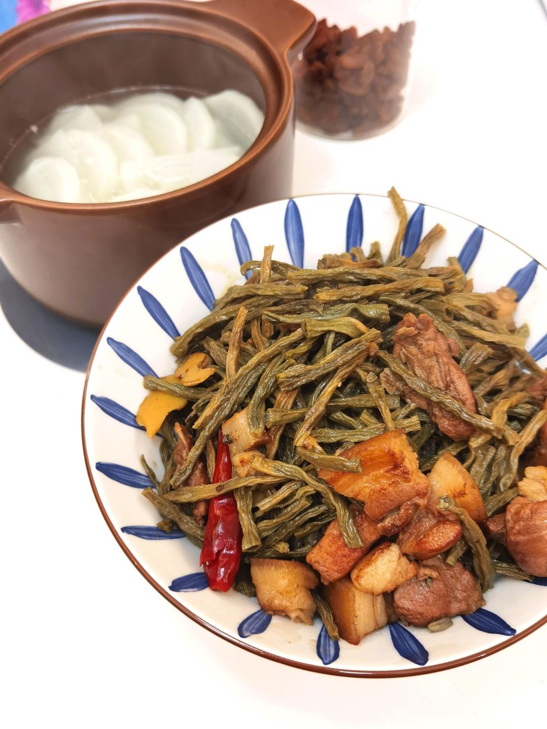 干豆角烧肉