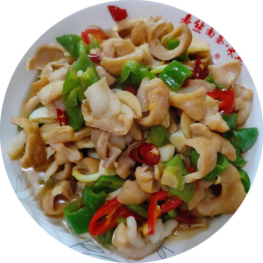 青椒炒肥肠