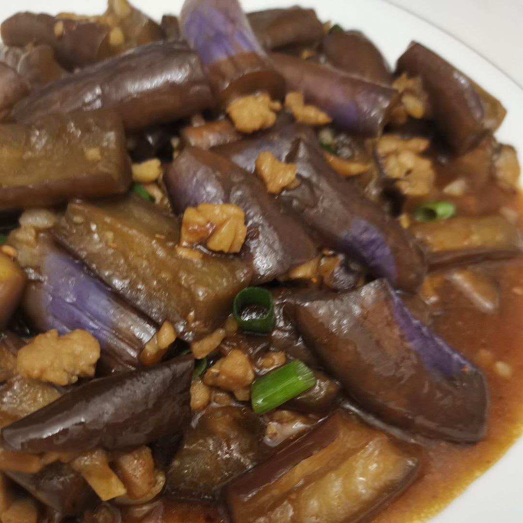 少油版🍆肉沫茄子盖浇饭