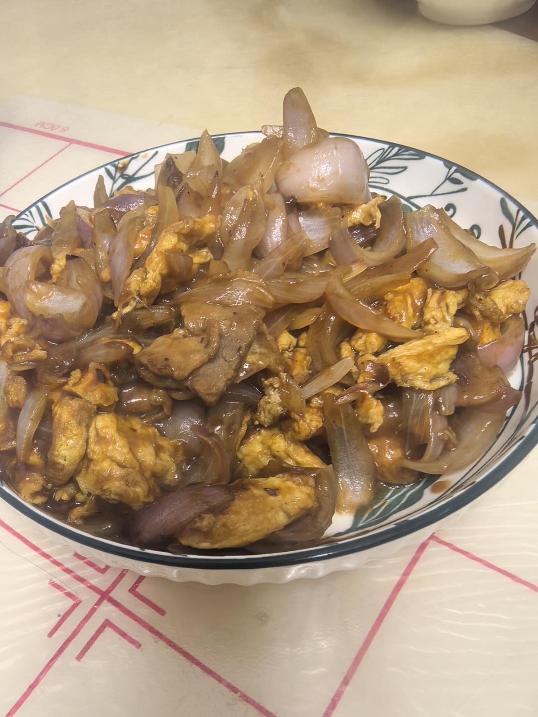 洋葱炒鸡蛋