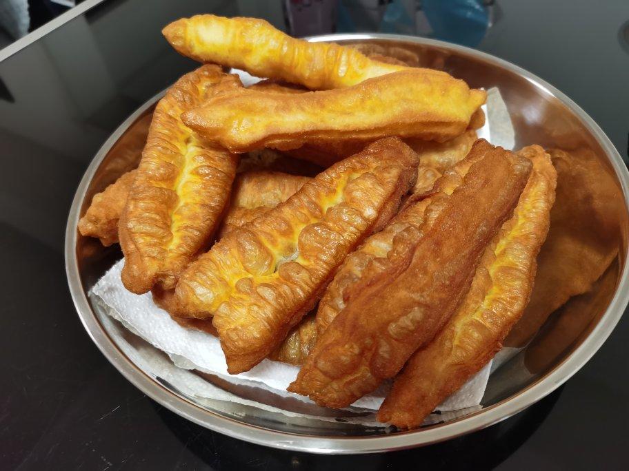 一次成功的油条