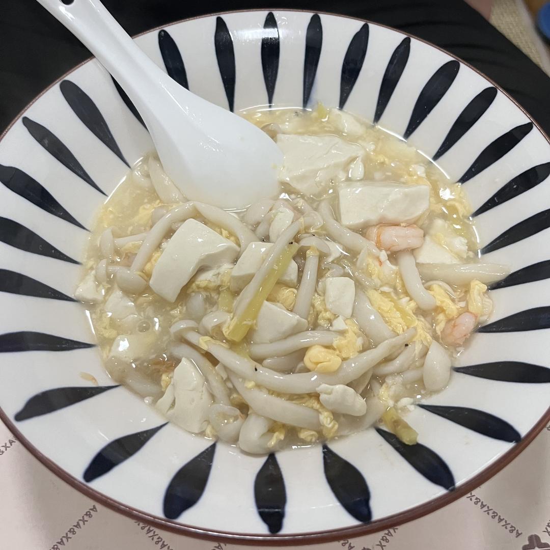 虾仁豆腐羹 | 鲜掉下巴