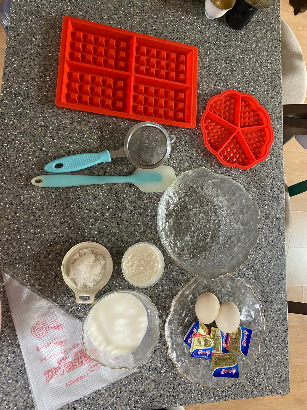 纯奶手撕吐司的做法 步骤1