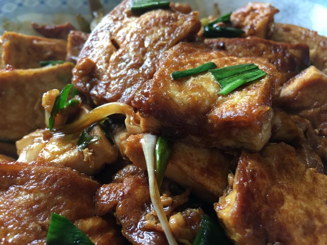 蚝油嫩豆腐