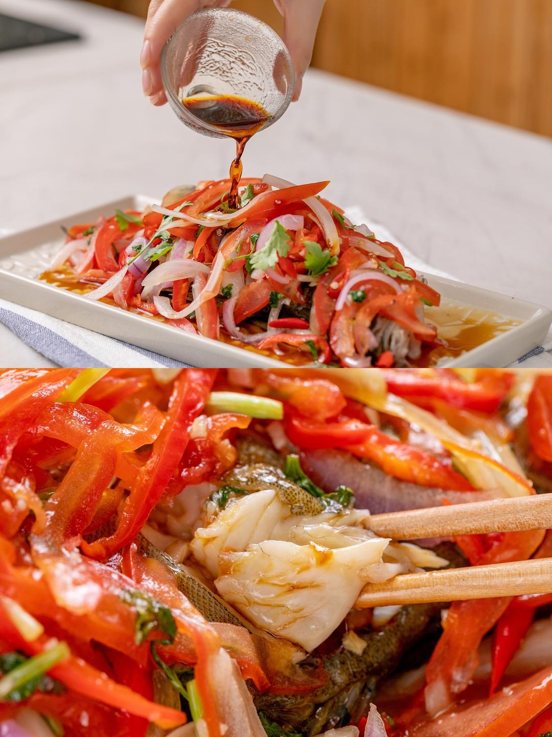 15分钟搞定【泰式酱油蒸鱼】，好吃还能瘦！