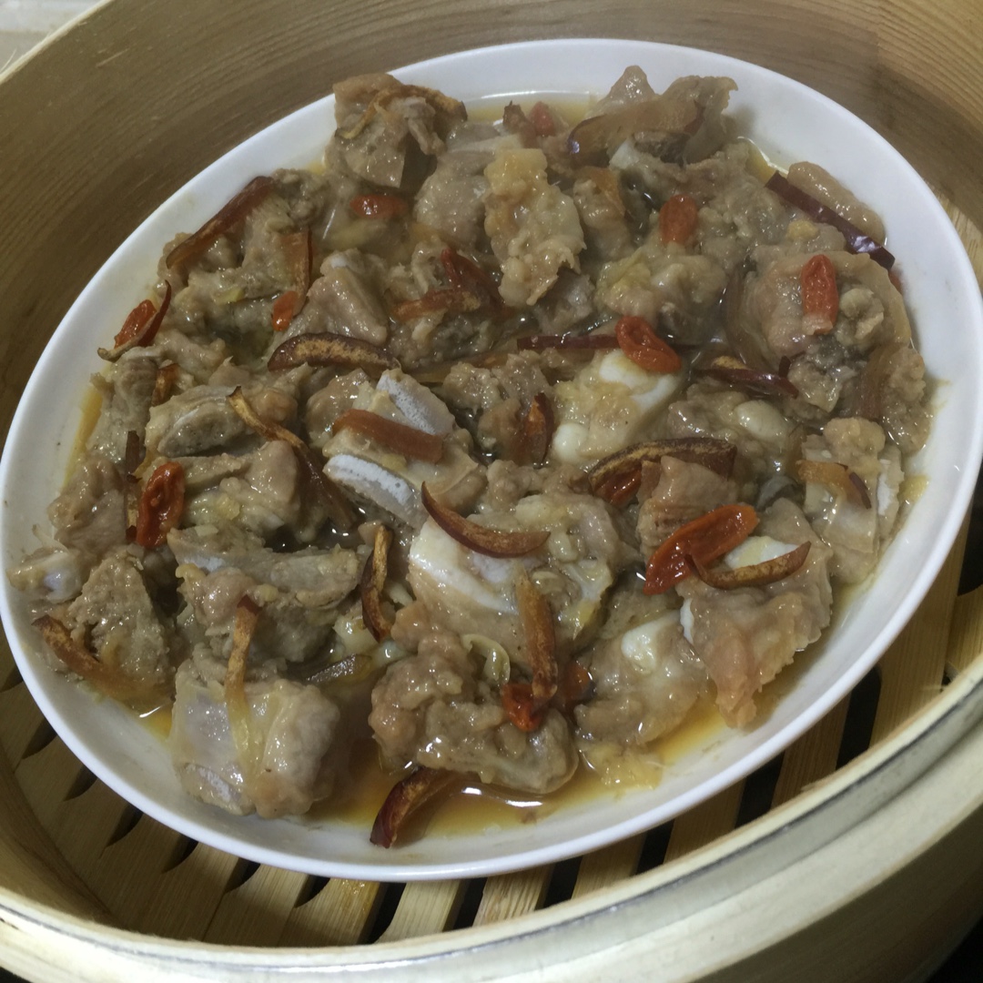 點點做的豆豉蒸排骨