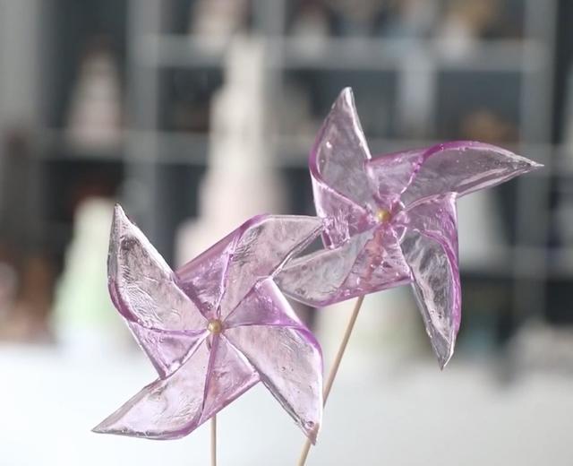 艾素糖装饰—艾素糖风车的制作