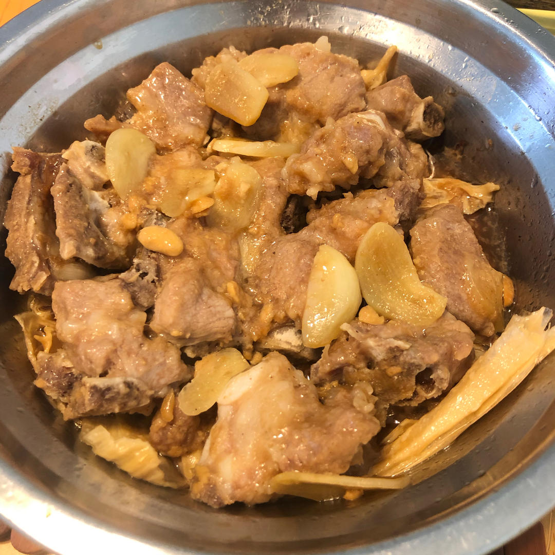 腐竹蒸排骨