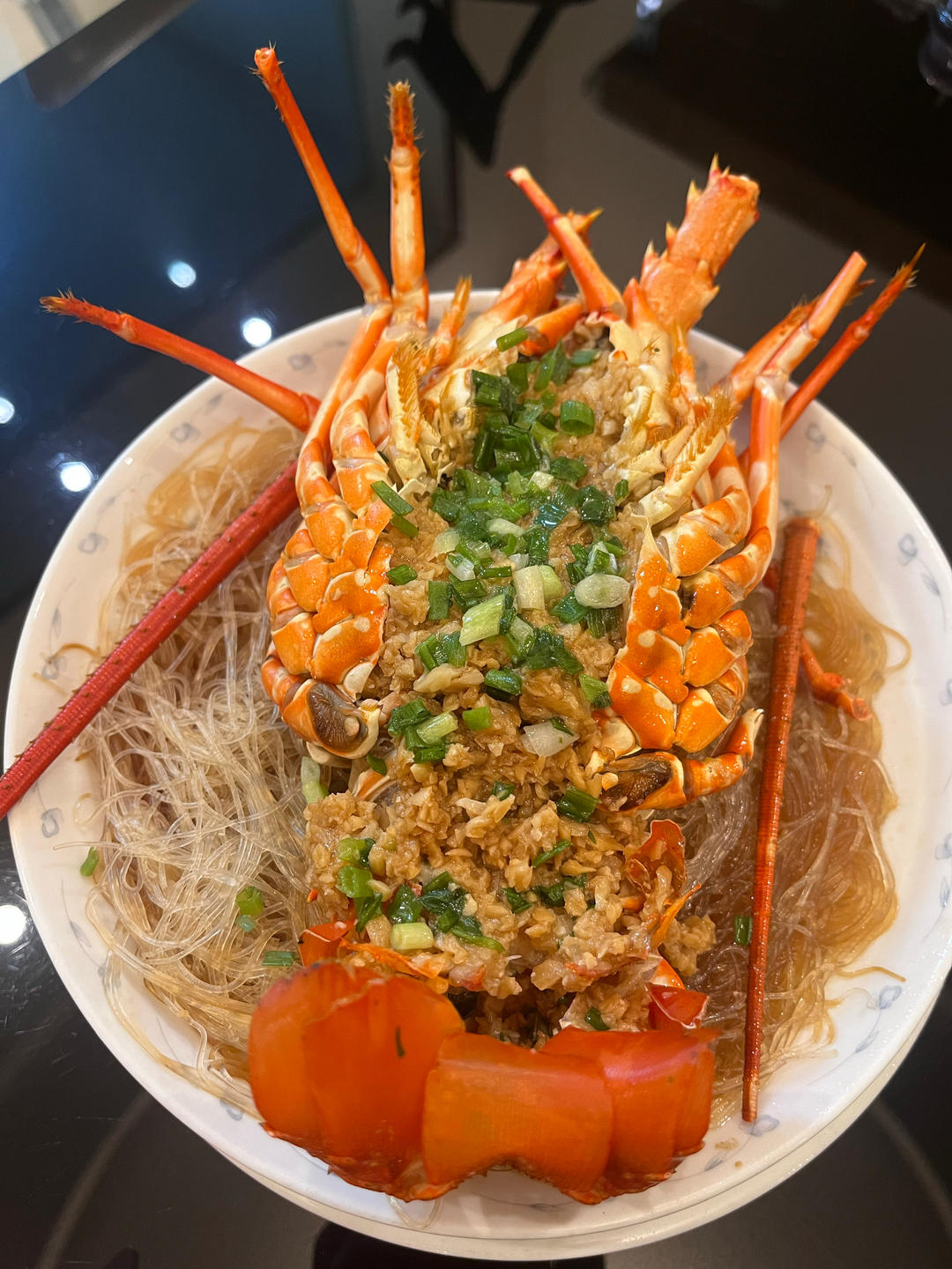 蒜蓉龙虾蒸粉丝