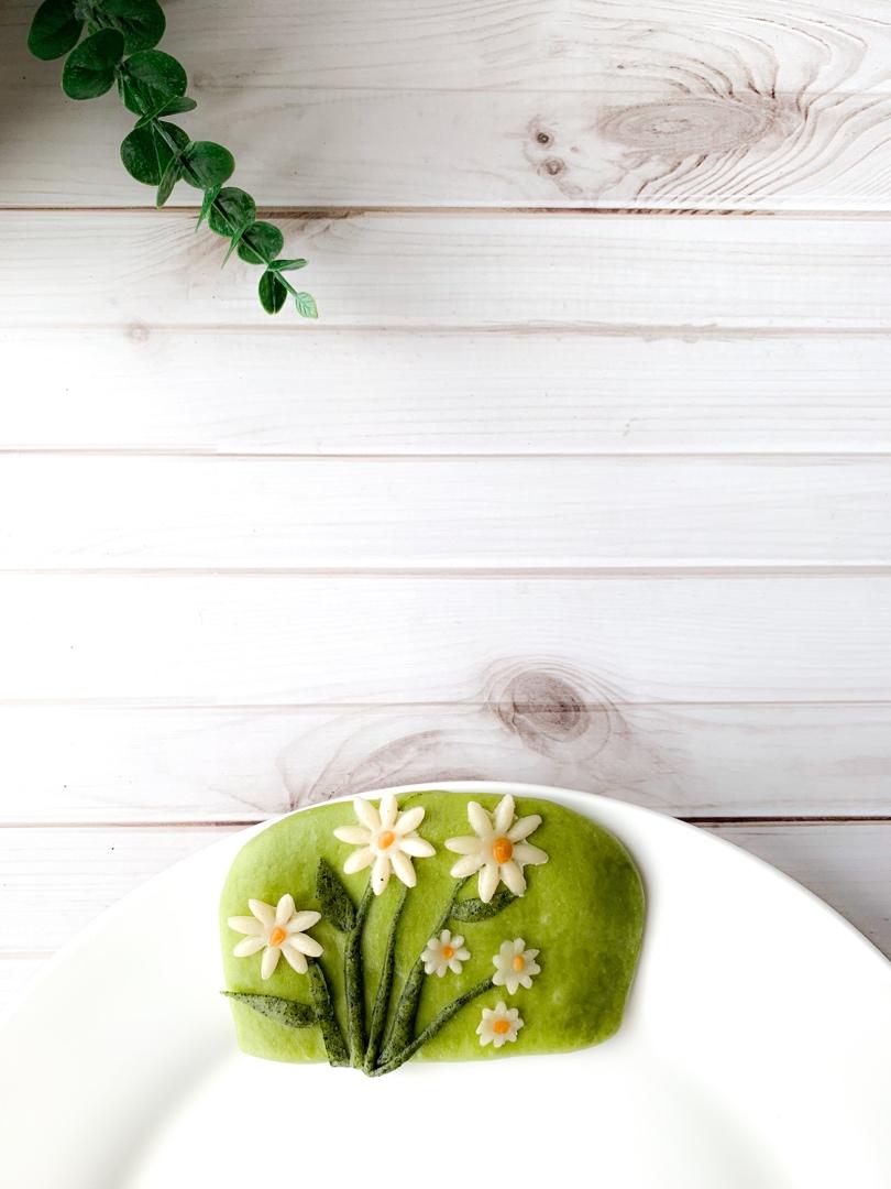 刈包可爱馒头夹饼初夏雏菊