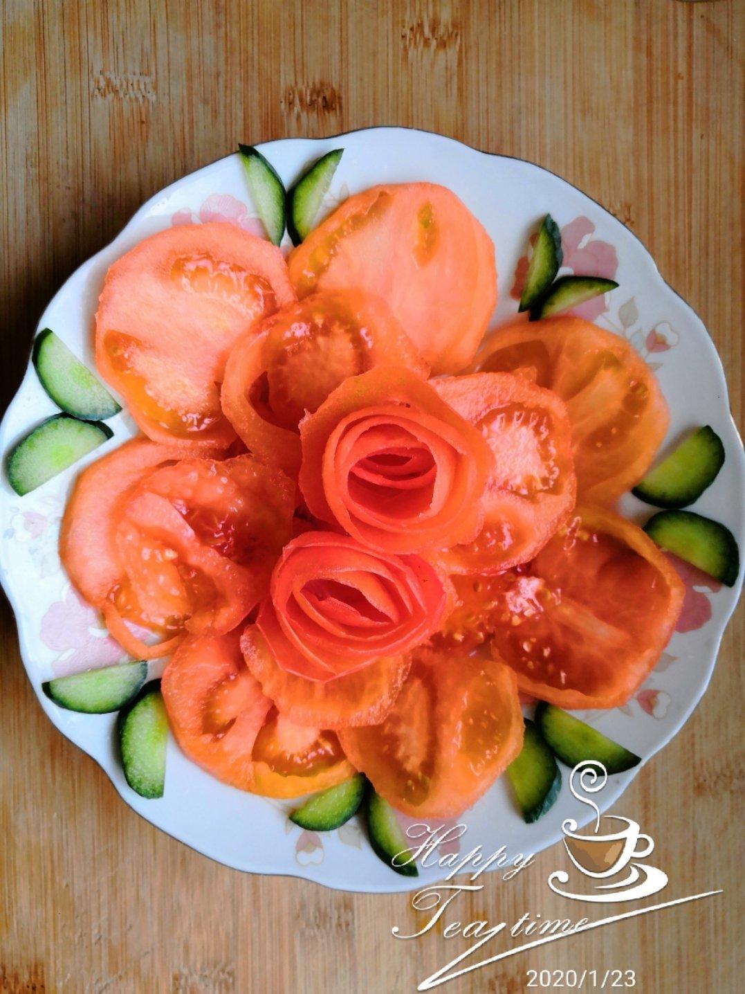 花开富贵-糖拌西红柿