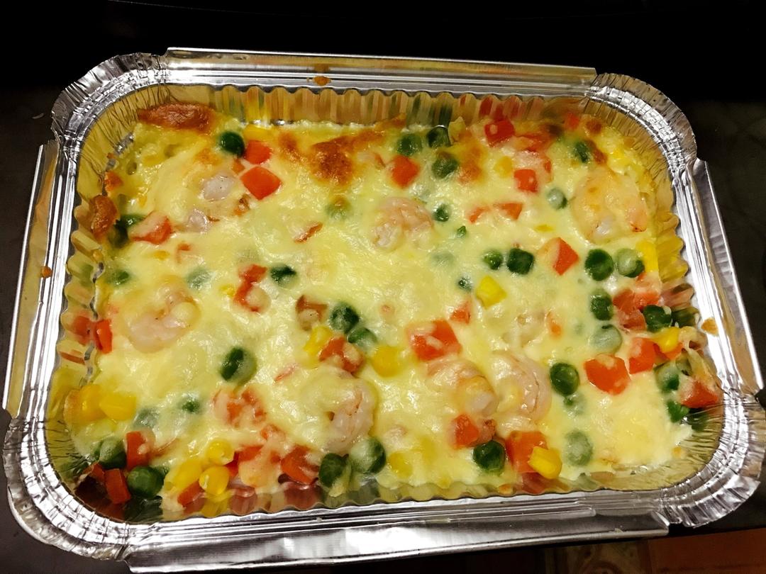 奶酪什蔬焗土豆泥