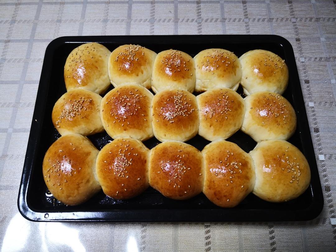 蜂蜜豆沙小面包