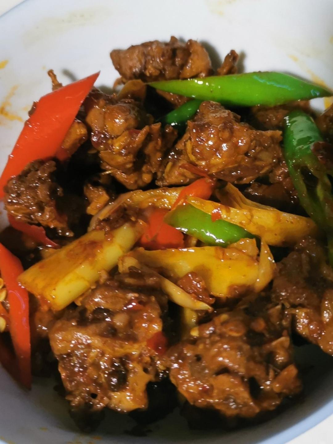 姜爆鸭子（子姜炒鸭子）