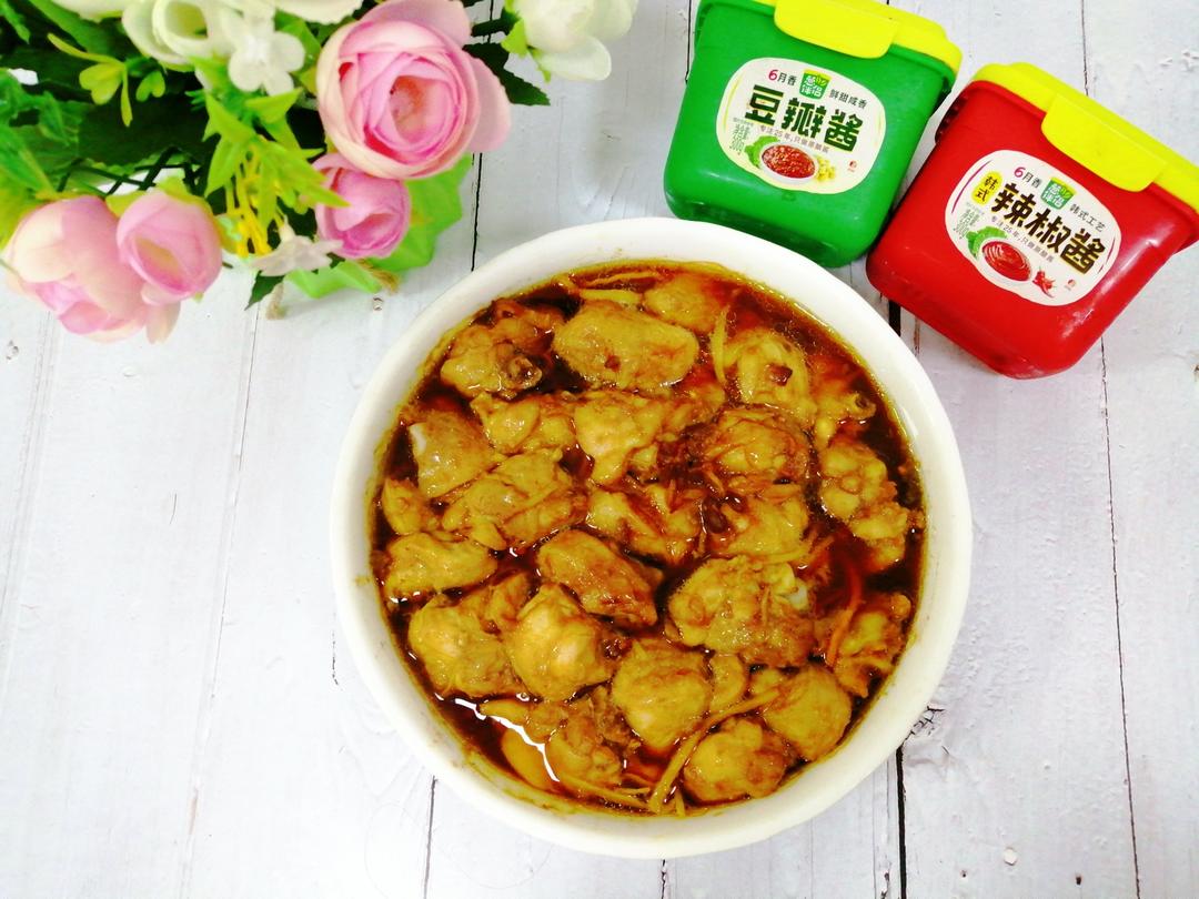 酱香虫草花蒸鸡块的做法